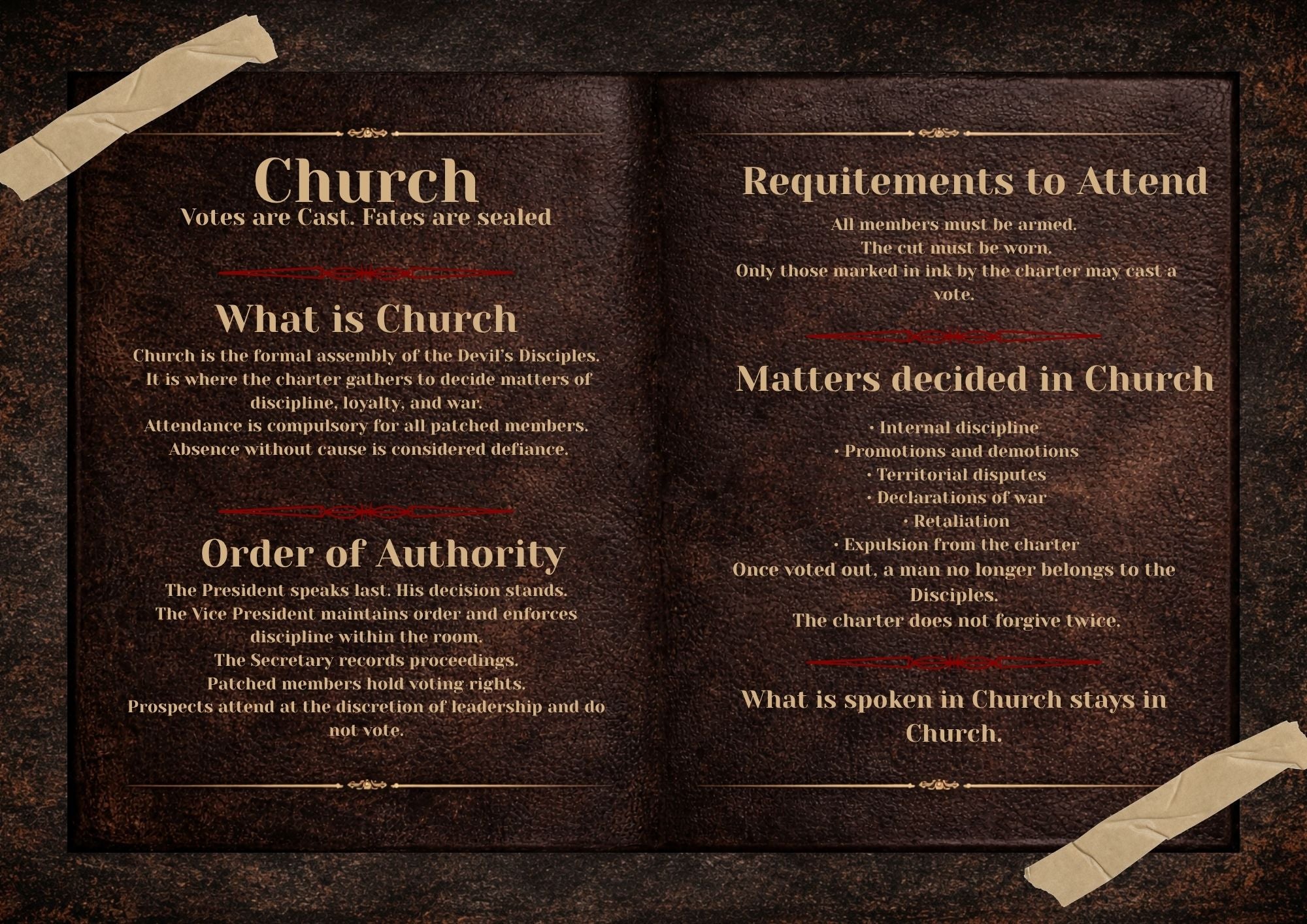 Devil's Disciples Handbook