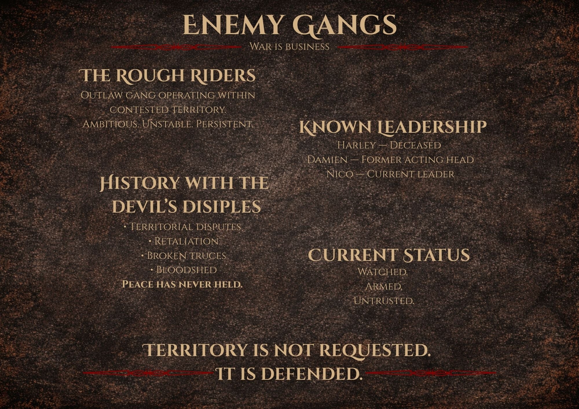 Devil's Disciples Handbook